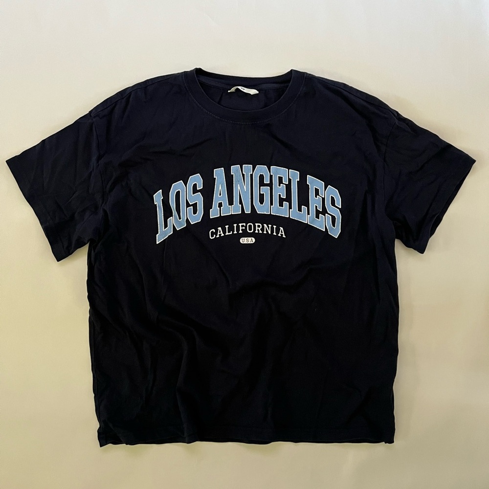 Boxy Women’s Navy Los Angeles California T-Shirt